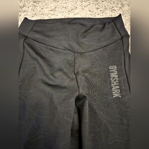 Gymshark Black Leggins with hidden Zebra Print